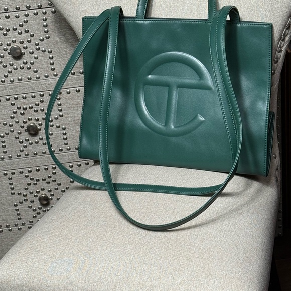 Telfar Medium Shopping Bag Dark Olive - Picture 7 of 10